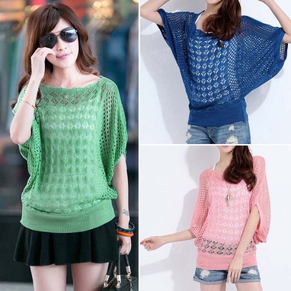 Blusa meia manga